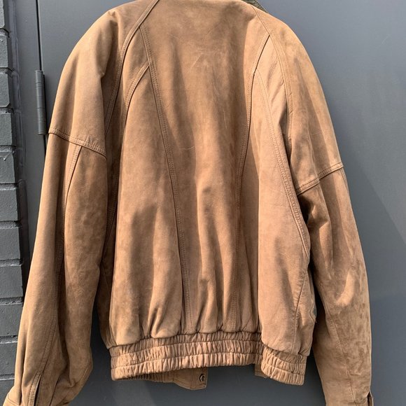 Vintage Style Adventure Bound by Wilson's - Brown Leather Jacket - Picture 2 of 4